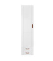 Porte d’armoire courte Lifetime + 2 petits tiroirs 50 cm blanc
