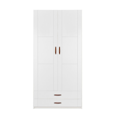 Lifetime Schrank 100 cm mit 2 Türen und 2 Schubladen weiss