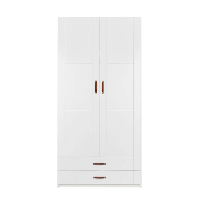 Lifetime cabinet 100 cm with 2 doors and 2 drawers whitewash
