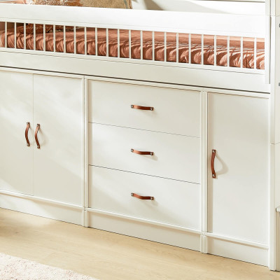 Lifetime All in one base element with 3 drawers White