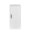 Lifetime All in one small locker with door, shelf and clothes rail whitewash