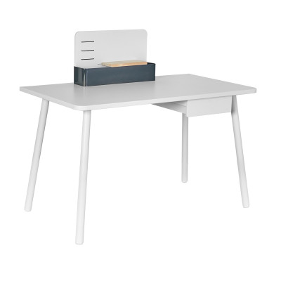 Lifetime desk with drawer and white legs