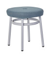 Lifetime Chill stool with upholstered seat Midnight shade