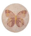 Tapis rond Lifetime - Papillons 130 cm