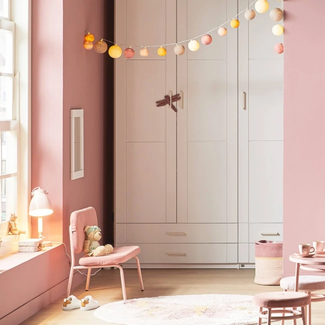 Lifetime Basis-Kinderbett BUTTERFLIES, mit Himmel und DeLuxe-Lattenrost, 90x200 cm weiss