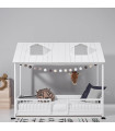 Lifetime 2 in 1 letto Beachhouse Kombi 1 con pavimento a rullo bianco