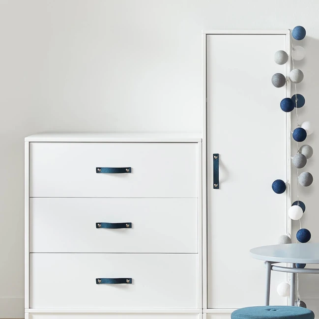 Lifetime ALL-IN-ONE SET 14B grande armadietto con elemento base e 3 cassetti blu