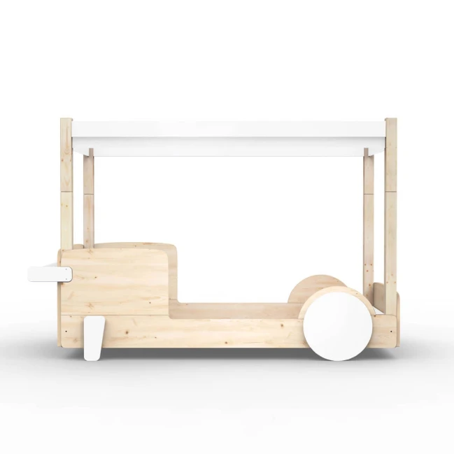 Mathy by Bols Bett mit Baldachin Discovery 226 cm x 130 cm weiss