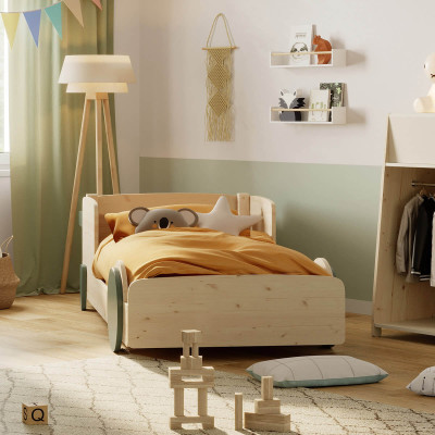 Letto singolo Mathy by Bols Discovery 226 cm x 100 cm bianco