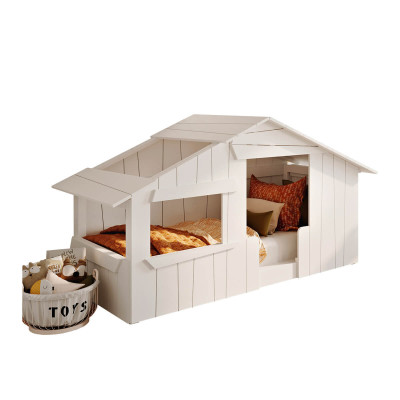 Mathy by Bols letto singolo Capanne Montessori 90 cm, bianco