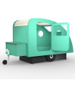 Mathy by Bols Lit caravane avec attache-remorque et coffre Vert léger