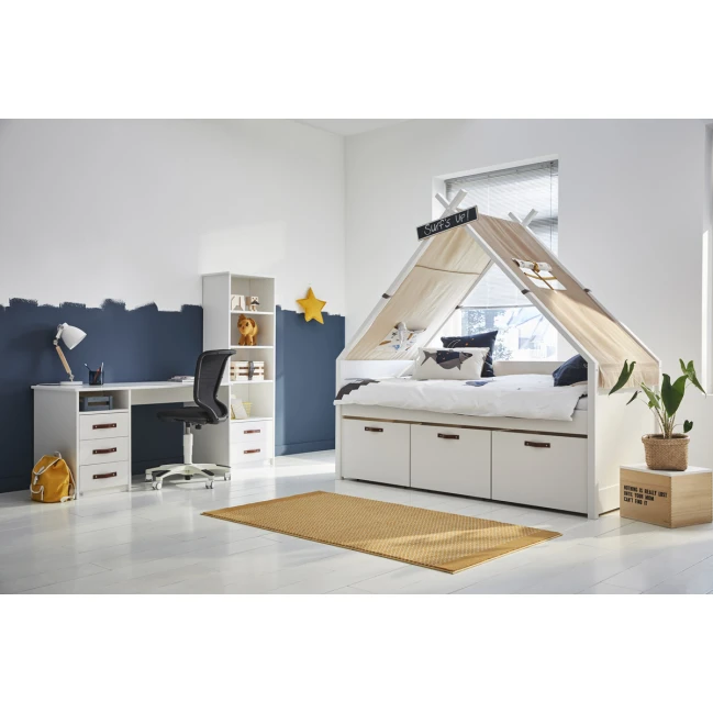 Lifetime Cool Kids Bett mit Tipi Surf KOMBO 1 weiss
