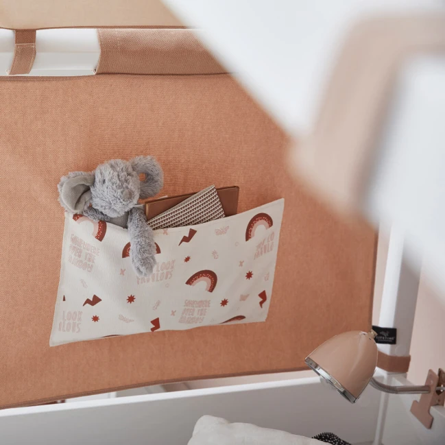 Lifetime Cool Kids Lit cabane KOMBO 1 avec armoire, étagère et bureau Rainbow blanc