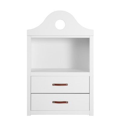 Lifetime Bookcase top, clock white