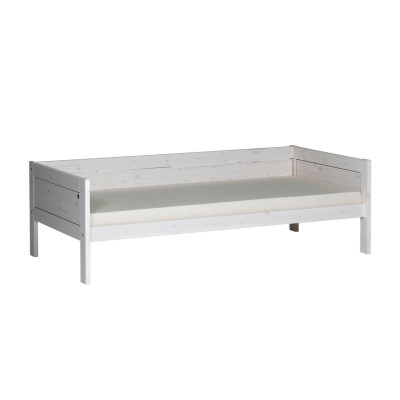 Lifetime base bed SUSI with 2 short fall protection devices, 90x200 cm, with roll slatted frame