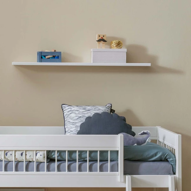 Lifetime Hochbett Breeze KOMBO 90 x 200 mit Deluxe-Lattenrost weiss