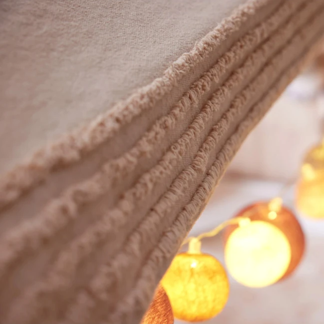 Lifetime 4 in 1 Bed KOMBO Essence Peach with Canopy and Shelf, slatted base deluxe White