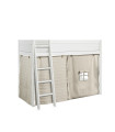 Lifetime play curtain for half-height bed - Essence Natural for 152 cm