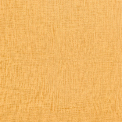 Couverture bébé Träumeland en mousseline jaune moutarde 75 x 100 cm