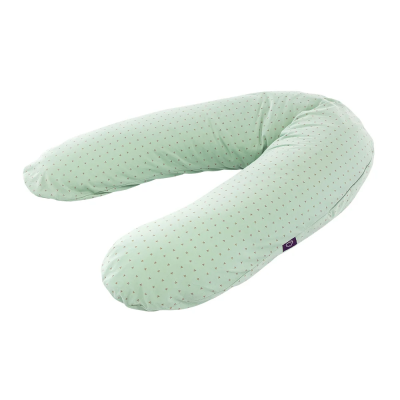 Träumeland Coussin d'allaitement coton Twister vert