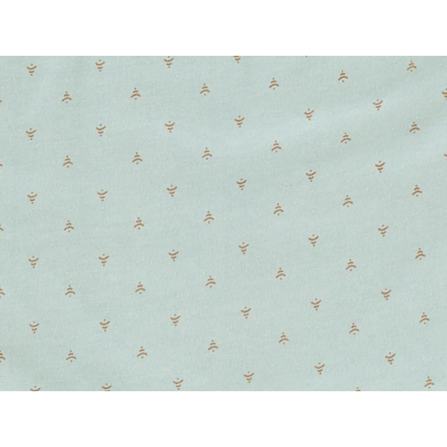 Cuscino per allattamento Träumeland in cotone Twister blu