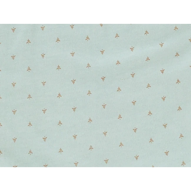 Cuscino per allattamento Träumeland in cotone Twister blu