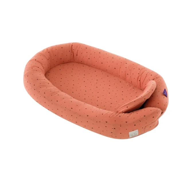 Träumeland Babynest "Home" Comfort Moon rost
