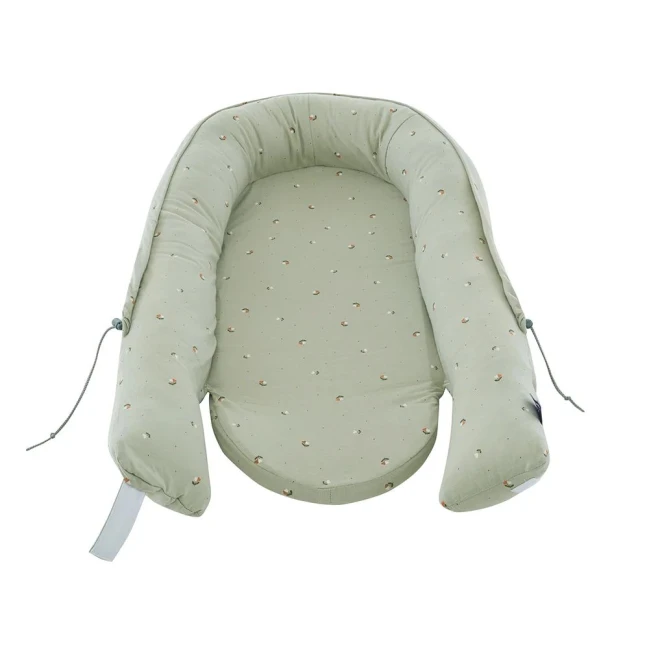 Träumeland Nid de bébé "Home" Premium Fiore vert