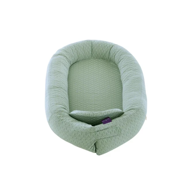 Träumeland baby nest "Home" Comfort Fische mint