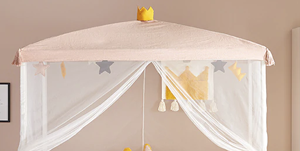 Toit en tissu, pavillon, paroi arrière