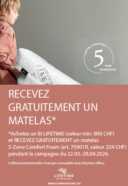 Lifetime - Matelas Gratuitement - Campagne 2024 - Période : 22.03. - 28.02.2024