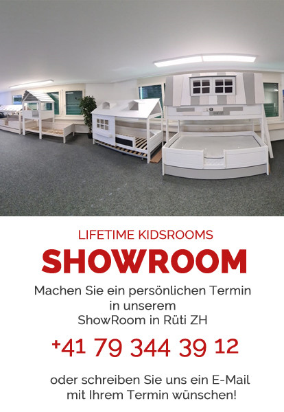 Kinderzimmershop - Lifetime Kidsroom Showroom in Rüti