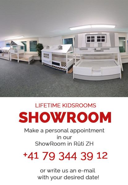 Children's room shop - Lifetime Kidsroom Showroom in Rüti